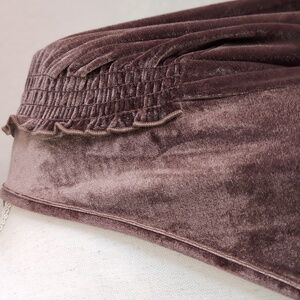 Chocolate Velvet Blouse